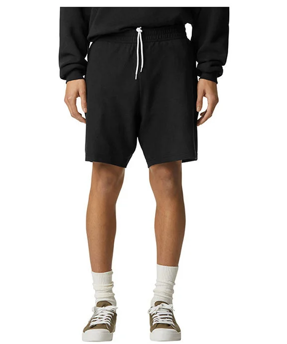 2PQ - American Apparel Unisex Pique Gym Shorts | Black