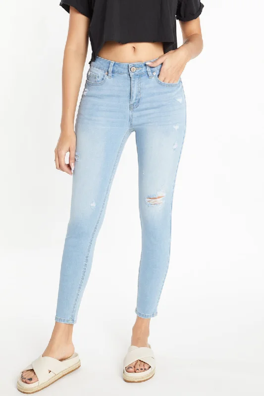 High Rise 5 Pocket Skinny Jeans