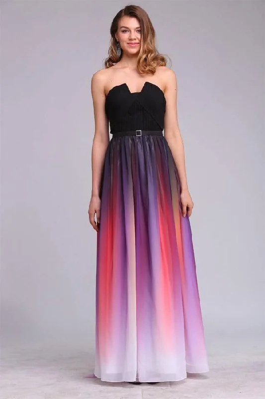 Sweetheart Gradient Chiffon Prom Dresses  Formal Dresses  PG937