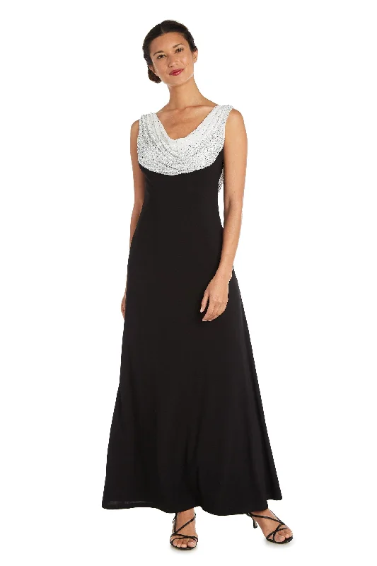 R&M Richards 9773 Long Formal Beaded Dress