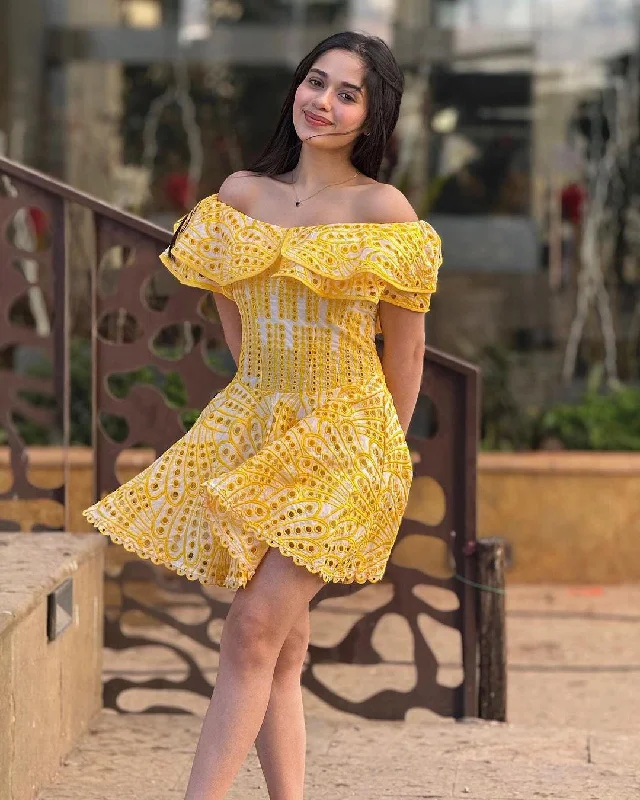 Ravello Luxe Summer Dress in Yellow