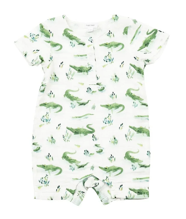 Muslin Henley Shortall - Gators